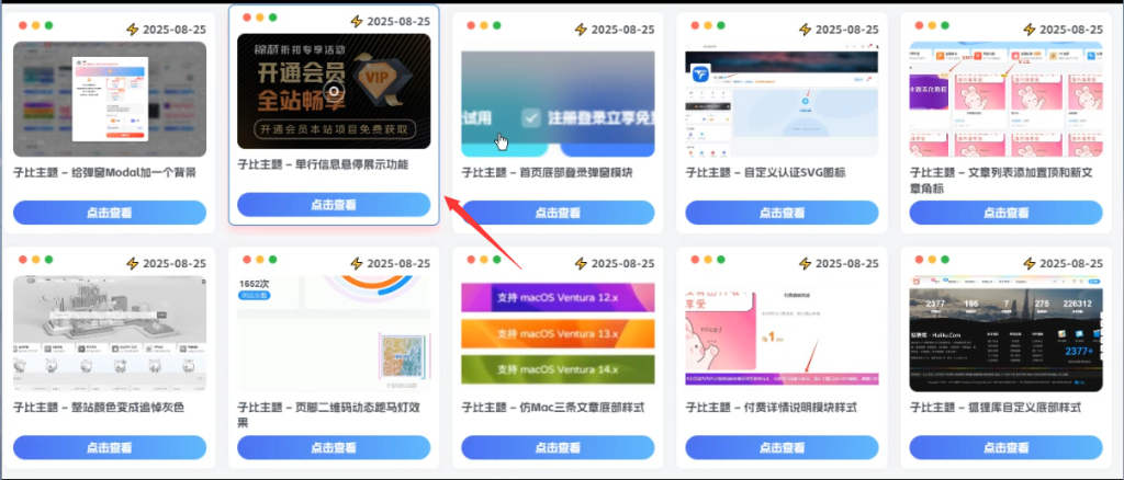 子比主题 – 文章列表悬停边框美化-锦瑟博客
