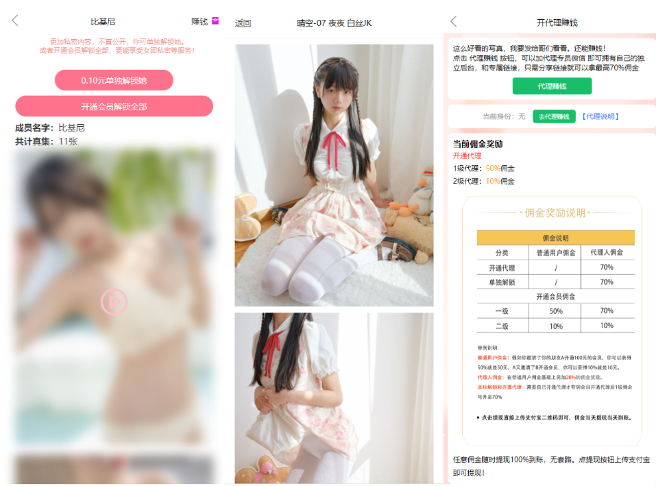 图片[2]-2025最新图片写真视频打赏系统源码 测试可用带教程-锦瑟博客