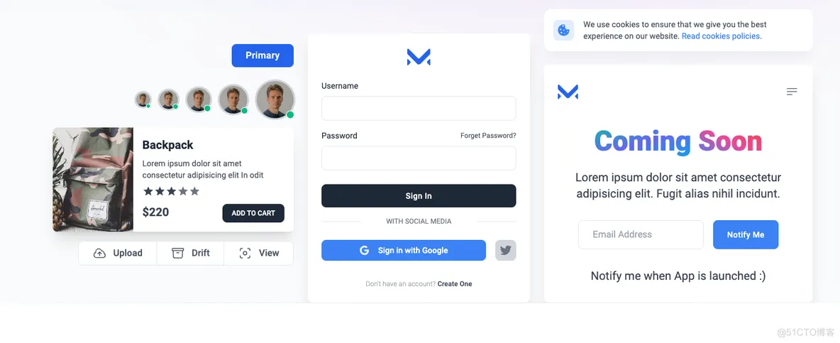 Meraki UI(基于Tailwind CSS构建的开源前端组件库)-锦瑟博客
